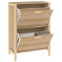 Mueble zapatero madera contrachapada 57,5x33x80 cm
