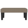 Banco de tela gris taupe 70x30x30 cm