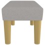 Banco de tela gris claro 70x30x30 cm
