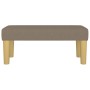 Banco de tela gris taupe 70x30x30 cm