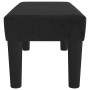 Banco de terciopelo negro 70x30x30 cm
