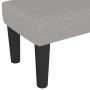 Banco de tela gris claro 100x30x30 cm