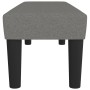 Banco de tela gris oscuro 100x30x30 cm