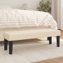Banco de tela color crema 100x30x30 cm