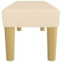 Banco de tela color crema 100x30x30 cm