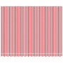Tela de repuesto de toldo rayas rojas y blancas 4x3 m