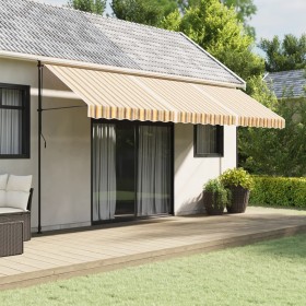 Tela de repuesto de toldo rayas de colores 5x3 m Tela de repuesto de toldo rayas de colores 5x3 m