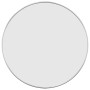 Espejo de pared redondo plateado Ø 50 cm