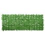 Pantalla de balcón de hojas verde 200x75 cm
