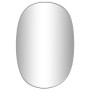 Espejo de pared plateado 50x35 cm