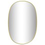 Espejo de pared dorado 50x35 cm