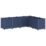 Jardinera PP azul gris 160x120x53 cm