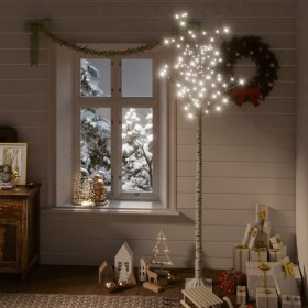 Árbol de Navidad LED blanco frío sauce interior exterior 2,2 m