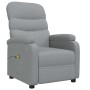 Sillón de masaje tela gris claro