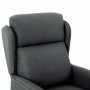 Silla de masaje Gris oscuro 67.5 x 93.5 x 101.5 cm tela