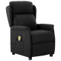 Silla de masaje con cojín Negro 67.5 x 93.5 x 101.5 cm tela