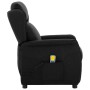 Silla de masaje con cojín Negro 67.5 x 93.5 x 101.5 cm tela