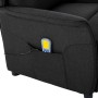 Silla de masaje con cojín Negro 67.5 x 93.5 x 101.5 cm tela