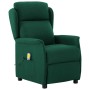 Silla de masaje Verde oscuro 67.5 x 93.5 x 101.5 cm tela