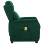 Silla de masaje Verde oscuro 67.5 x 93.5 x 101.5 cm tela