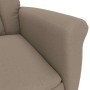Sillón reclinable taupe Taupé 70.5 x 96.5 x 95 cm Poliéster