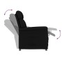 Sillón Recliner Negro Negro 70.5 x 96.5 x 95 cm Cuero sintético
