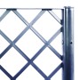Jardinera con enrejado PP azul gris 160x40x142 cm