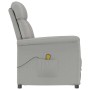Silla de masaje Gris claro 70.5 x 96.5 x 95 cm Poliéster