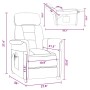 Silla de masaje Gris claro 70.5 x 96.5 x 95 cm Poliéster