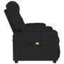 Sillón reclinable de tela negro