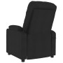 Sillón reclinable de tela negro