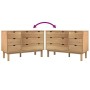 Cajonera OTTA madera maciza de pino 111x43x73,5 cm