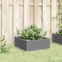Jardinera con clavijas PP gris claro 42,5x42,5x28,5 cm en Maceteros y jardineras | Comprar online en Foro24