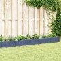 Jardinera con clavijas PP azul gris 362,5x42,5x28,5 cm