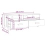 HAMAR TV-Schrank aus massivem Kiefernholz, honigbraun, 106 x 40 x 40 cm von vidaXL, TV-Möbel - Ref: Foro24-340468, Preis: 93,...