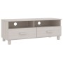 HAMAR TV-Schrank aus massivem weißem Kiefernholz 106x40x40 cm von vidaXL, TV-Möbel - Ref: Foro24-340469, Preis: 93,68 €, Raba...