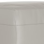 Banco de tela de microfibra gris claro 70x35x41 cm