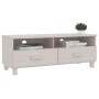 HAMAR TV-Schrank aus massivem weißem Kiefernholz 106x40x40 cm von vidaXL, TV-Möbel - Ref: Foro24-340469, Preis: 93,68 €, Raba...