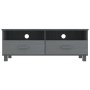 Mueble de TV HAMAR madera maciza pino gris oscuro 106x40x40 cm de vidaXL, Muebles TV - Ref: Foro24-340470, Precio: 76,68 €, D...