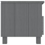 Mueble de TV HAMAR madera maciza pino gris oscuro 106x40x40 cm de vidaXL, Muebles TV - Ref: Foro24-340470, Precio: 76,68 €, D...