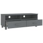 Mueble de TV HAMAR madera maciza pino gris oscuro 106x40x40 cm de vidaXL, Muebles TV - Ref: Foro24-340470, Precio: 76,68 €, D...