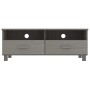 Mueble de TV HAMAR madera maciza pino gris claro 106x40x40 cm de vidaXL, Muebles TV - Ref: Foro24-340471, Precio: 76,68 €, De...