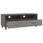 TV-Möbel HAMAR Massivholz Kiefer hellgrau 106x40x40 cm von vidaXL, TV-Möbel - Ref: Foro24-340471, Preis: 93,51 €, Rabatt: %