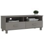 TV-Möbel HAMAR Massivholz Kiefer hellgrau 106x40x40 cm von vidaXL, TV-Möbel - Ref: Foro24-340471, Preis: 93,51 €, Rabatt: %