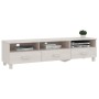 TV-Möbel HAMAR aus massivem weißem Kiefernholz 158x40x40 cm von vidaXL, TV-Möbel - Ref: Foro24-340473, Preis: 111,50 €, Rabat...