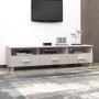 TV-Möbel HAMAR aus massivem weißem Kiefernholz 158x40x40 cm von vidaXL, TV-Möbel - Ref: Foro24-340473, Preis: 111,50 €, Rabat...