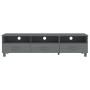 HAMAR TV-Schrank aus massivem dunkelgrauem Kiefernholz 158x40x40 cm von vidaXL, TV-Möbel - Ref: Foro24-340474, Preis: 111,74 ...