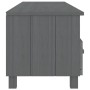 HAMAR TV-Schrank aus massivem dunkelgrauem Kiefernholz 158x40x40 cm von vidaXL, TV-Möbel - Ref: Foro24-340474, Preis: 111,74 ...