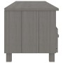 TV-Möbel HAMAR aus massivem Kiefernholz in hellem Grau, 158x40x40 cm. von vidaXL, TV-Möbel - Ref: Foro24-340475, Preis: 135,0...