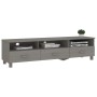 TV-Möbel HAMAR aus massivem Kiefernholz in hellem Grau, 158x40x40 cm. von vidaXL, TV-Möbel - Ref: Foro24-340475, Preis: 135,0...